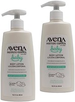Avena Instituto Español 婴儿身体乳,日常保湿霜,敏感肌肤,婴儿霜,2 件装,每瓶 10.2 液体盎司,2 瓶