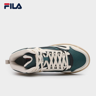 斐乐（FILA）女鞋SLAM MID摩登板鞋2023冬中帮休闲鞋运动鞋 植物园绿/泡沫白-BP 36