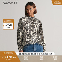 GANT甘特冬女士印花长袖衬衫|4300275 116亚麻布色 40此款偏大，可买小一码