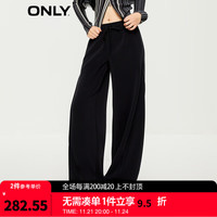 ONLY 通勤风百搭直筒显瘦长款休闲裤女|123314015 H0Z 深灰 170/72A/LR
