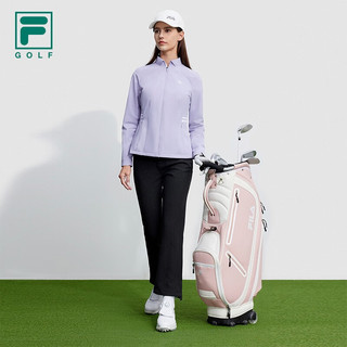 FILA 斐乐女士梭织外套简约高尔夫运动翻领上衣 传香紫-PU 170/88A/L