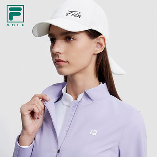 FILA 斐乐女士梭织外套简约高尔夫运动翻领上衣 传香紫-PU 170/88A/L