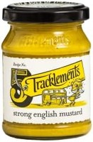 Tracklements Strong English Mustard | 金门、牛排和香肠调料  | 不含麸质 | 140 克罐装