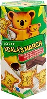 LOTTE 乐天 Koala's March Cookie with Chocolate Cream, 1.45 oz