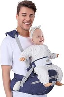 IULONEE 婴儿臀部座椅背带符合人体工程学腰凳,带可调节单肩带和*带前背带