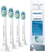 PHILIPS 飞利浦 Sonicare Original C2 预防牙斑（以前称为ProResults 牙斑控制） - 4 件装，白色