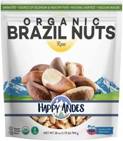 Happy Andes 巴西坚果，1.75 磅（794克） - 生、新鲜、无盐