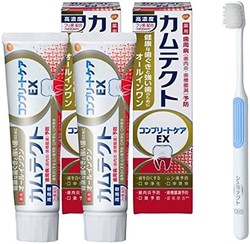 EX 捷尔逊 全面照顾 EX 牙膏  105g 2支 + Schmitect 牙周护理牙刷套装 3支混装