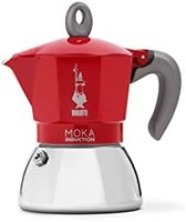 Bialetti 比乐蒂 炉灶咖啡壶 适用于电磁炉 铝材质 150.0毫升 红色 6944