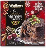 Walkers Shortbread Rich Fruit Pudding, 8 Ounce, 6 Count