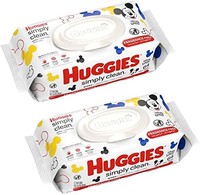 HUGGIES 好奇 婴儿湿巾简单清洁无香料(2 件装)