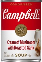 CAMPBELLS 金宝汤 Campbell's 浓缩汤，蘑菇奶油配烤大蒜，10.5 盎司