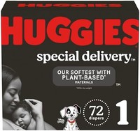 HUGGIES 好奇 Special Delivery 婴儿尿布 1 号（最多 14 磅 约6.35公斤） 72个 无香料 敏感肌肤也可使用