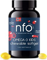 NFO OMEGA 3 KIDS 高剂量咀嚼胶囊120 粒胶囊