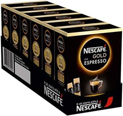 Nestlé 雀巢 NESCAFÉ GOLD Typ ESPRESSO,高品质咖啡豆,含有天鹅绒奶油,6件装