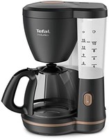Tefal 特福 过滤式咖啡机包括 Tefal,一款咖啡机非常容易使用,适合右手和左手使用者,1.25 升,10 至 15 杯,CM533811