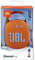 JBL 杰宝 CLIP4 蓝牙音箱 USB C充电/IP67防尘防水/无源散热器配备/便携/2021款 橙色 JBLCLIP4ORG