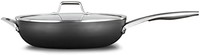 Calphalon 卡福莱 Premier 硬质阳极氧化不粘锅 13 英寸深带盖煎锅