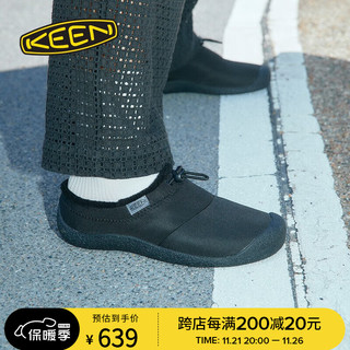 keen HOWSER III SLIDE 女子户外露营鞋舒适百搭一脚蹬休闲鞋 黑色-1028162 35.5女