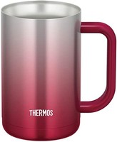 THERMOS 膳魔师 真空隔热马克杯 600ml 亮红色 JDK-600C SP-R