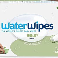 WaterWipes 婴儿湿巾 12x60 包，适合敏感断奶人群，可生物降解，无香型，99.9% 水（720 片湿巾）