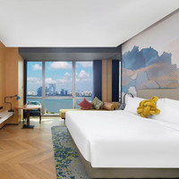 最后1天、新补货：直接“腰斩价”暑假/周末还不加价！颜控/遛娃速囤！苏州M SOCIAL千琇悦酒店 灵动湖景房(看金鸡湖 )2 晚+含早+迷你吧