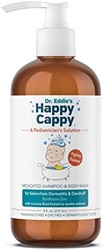 Happy Cappy 儿童洗发水 适合儿童 舒缓 经皮肤科医生测试 无香料 8液体盎司(约237毫升) 1件装