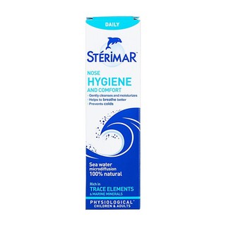 STERIMAR 舒德尔玛 小海豚鼻腔喷雾鼻腔冲洗生理海盐水100ml2瓶儿童成人鼻喷