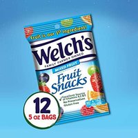Welch's 水果零食，混合水果，无麸质，5 盎司 142克袋装（12 包）
