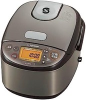 ZOJIRUSHI 象印 电饭锅 3杯 小容量 NP-GW05-XT IH型 极煮 黑园厚锅 独居 保温30小时 不锈钢 棕色