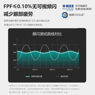 四季沐歌全光谱护眼台灯学习灯LED立式落地大路灯儿童阅读卧室书房 立式全光谱护眼台灯-7200LM