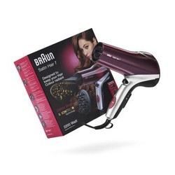 BRAUN 博朗 Satin Hair 7 电吹风 HD 770 采用IonTec和Color Saver技术，