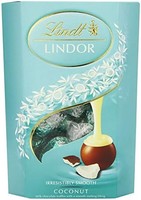 Lindt 瑞士莲 Lindor 椰子巧克力松露盒-大约 16 个球，200 克