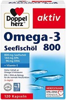 Doppelherz 双心 Omega-3 海鱼油 800，120 粒