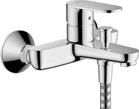 汉斯格雅 Vernis Blend 单把手浴缸龙头，用于外露安装，镀铬，71440000
