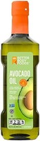 BetterBody Foods 鳄梨油，用于古法和酮制的精制食用油，Non-GMO，500毫升