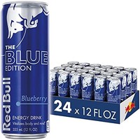 Red Bull 红牛 能量饮料，蓝色版，蓝莓，12 液量盎司（355毫升）（24个）