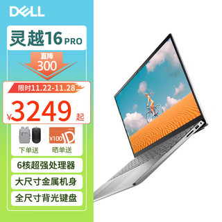 戴尔（DELL）灵越14Pro 轻薄本全面屏高性能设计师创作本 家用商务办公防蓝光笔记本电脑 灵越16Pro：16英寸 R5-5625U 16G内存 512G 高速固态 标配