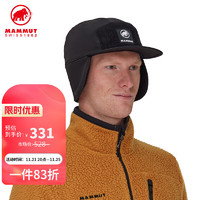 MAMMUT 猛犸象 Fleece男女户外时尚保暖抓绒帽1191-01400黑色 L-XL