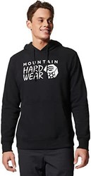 MOUNTAIN HARDWEAR 山浩 男士 MHW 徽标套头连帽衫 适合旅行、露营和休闲穿着