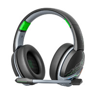 XIBERIA 西伯利亚 K02BS黑绿色 耳罩式头戴式三模游戏耳机
