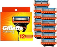 Gillette 吉列 Fusion5 男士剃须刀补充装，12把