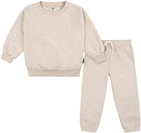 Gerber 嘉宝 女童幼儿 2 件套羊毛运动衫和慢跑套装