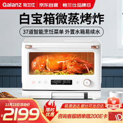 Galanz 格兰仕 白月光系列微蒸烤炸四合一家用20L小型微波炉烤箱蒸烤箱一体机RW(W0)