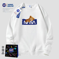 NASA SOLAR 2023秋季情侣男女宽松上衣圆长袖T恤潮牌 卫衣