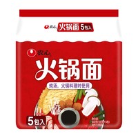 NONGSHIM 农心 火锅面 方便面 (无料包) 纯面饼 适用于火锅 五连包 100g*5包
