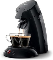 PHILIPS 飞利浦 Senseo 原装咖啡包机-采用 Coffee Boost 和 Crema Plus 技术，自动关闭，黑色，（HD6553/67）