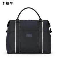 Carany 卡拉羊 大容量包旅行出差好收纳休闲手提行李包CX3003黑色
