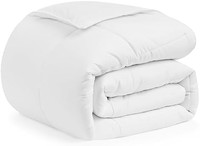 UGG - Aimee 基本款被子 - 柔软舒适的绗缝毯 - 时尚现代家居装饰 - 盒式缝合 - 亮白色 - 大号双人床