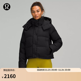 lululemon丨Wunder Puff 女士羽绒外套 *短款 LW4BWPS 黑 2